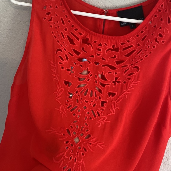 43. SEXY Polyester cut out blouse - Picture 4 of 8